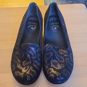 Dansko Metallic Patterned Loafers